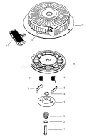 Page C Diagram and Parts List for 0502-0  Briggs and Stratton Pressure Washer